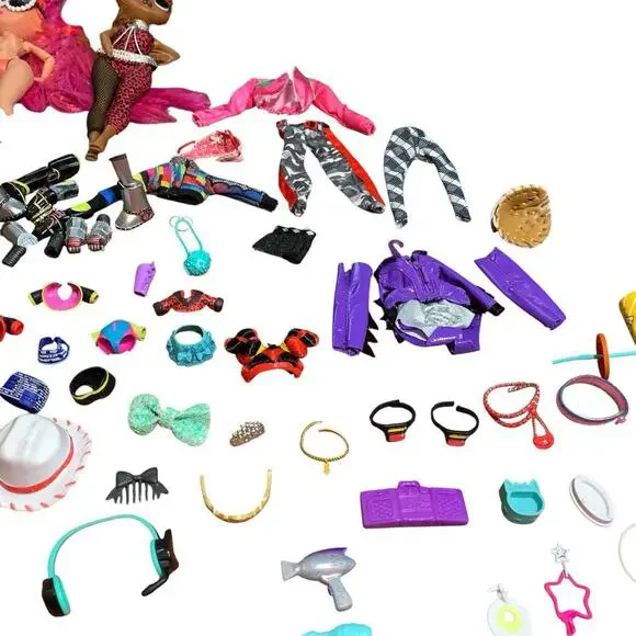 Huge LOL Surprise Doll Lot 40+ Dolls, 3 OMG Fashion Dolls, Playset & Accessories